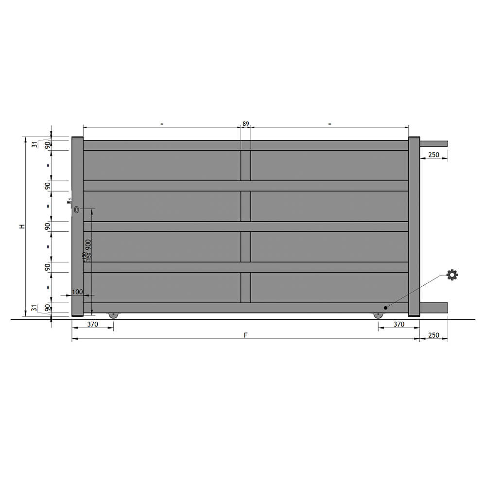 Cancello scorrevole Padova