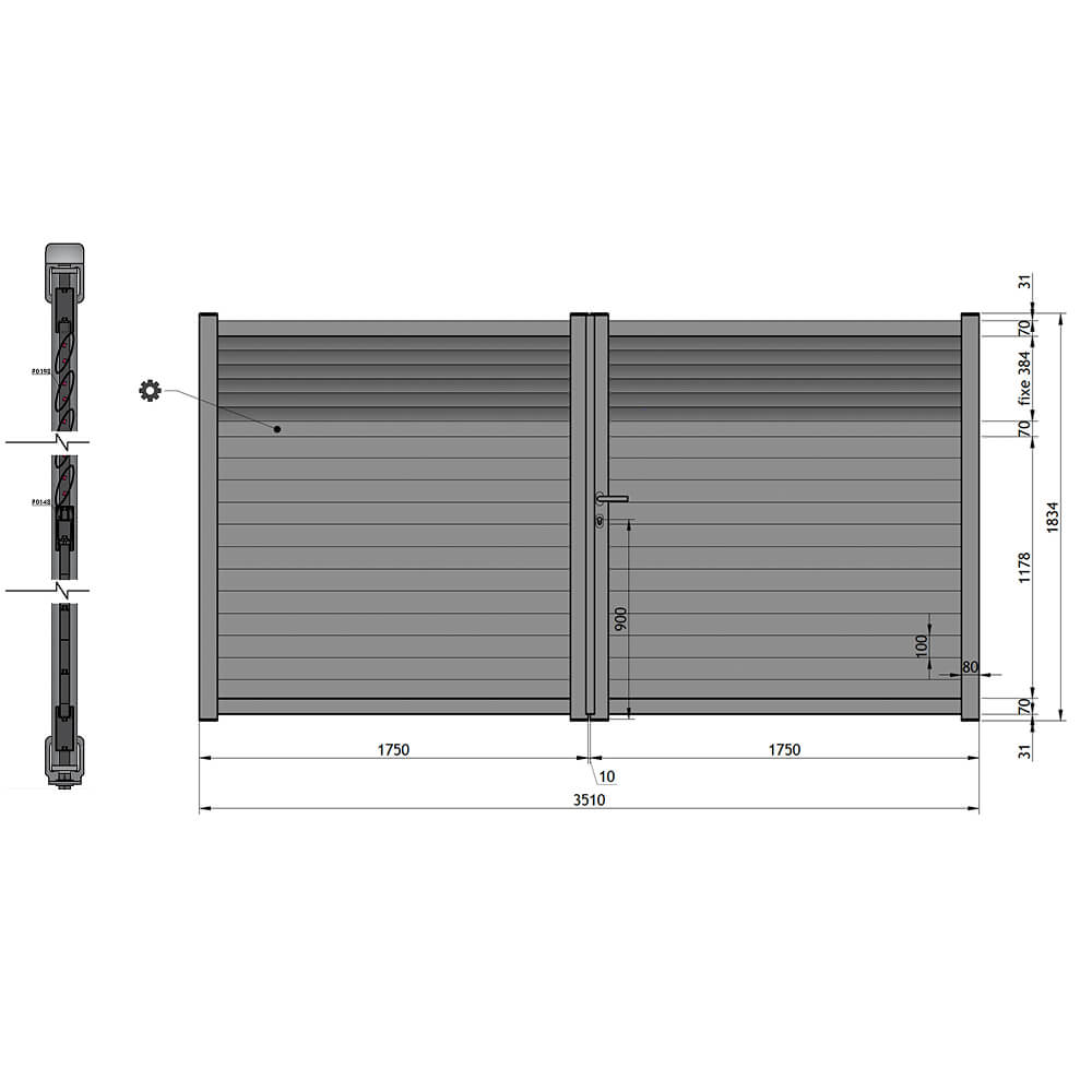 Cancello 3.510x1.834 mm