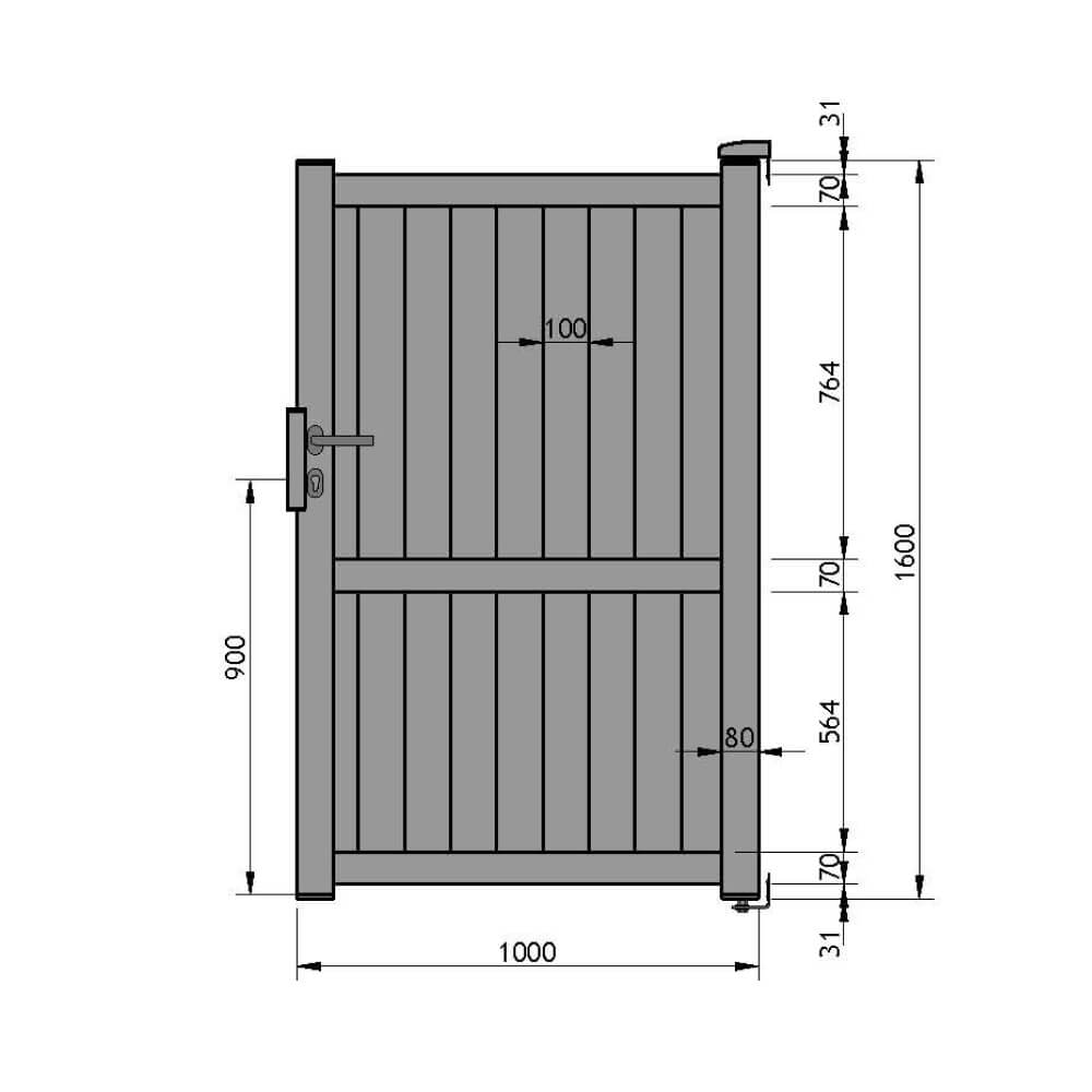 Cancelletto 1.000x1.600 mm