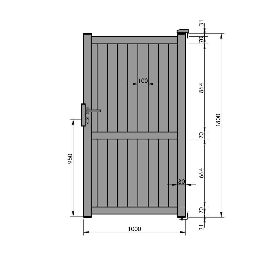 Cancelletto 1.000x1.800 mm