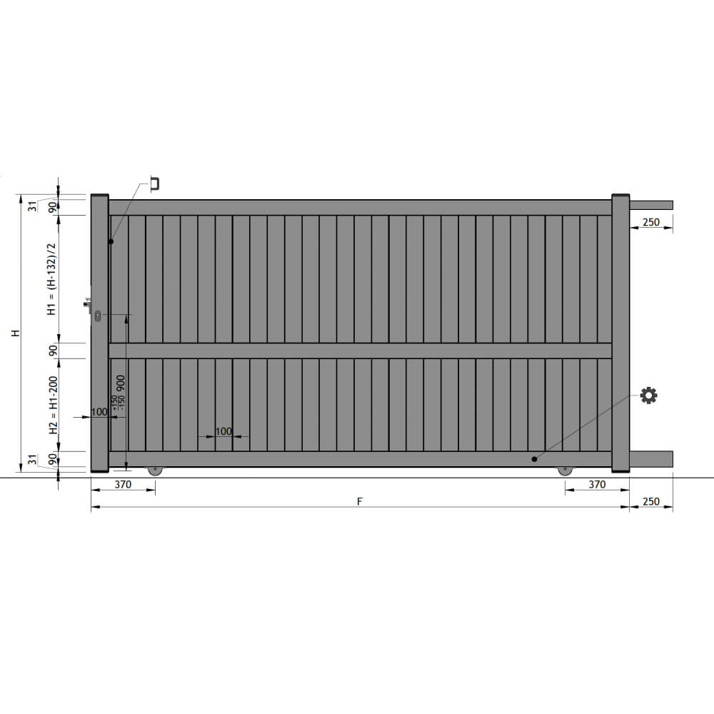 Cancello scorrevole Torino