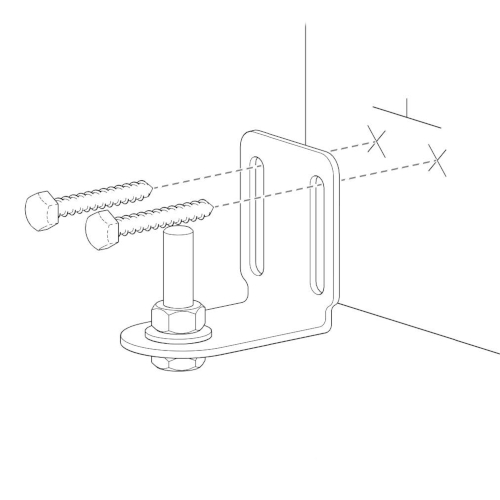 Avvitare saldamente le cerniere