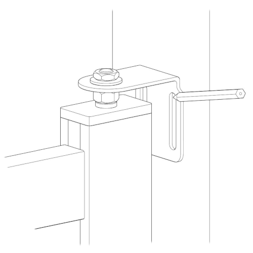 Inserire le cerniere e segnare i fori di perforazione
