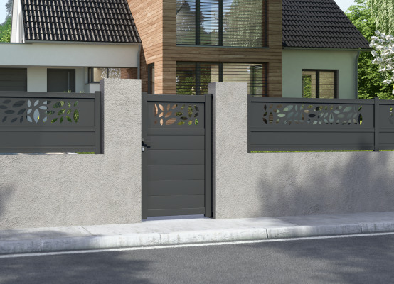 Cancello grigio antracite Cancello grigio antracite