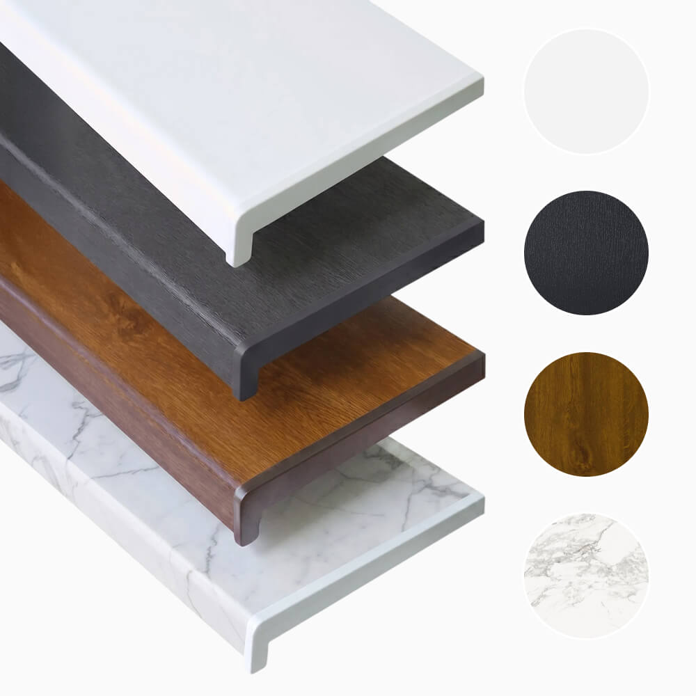 Colori del davanzale interno in PVC