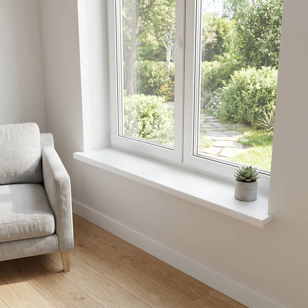 Davanzale interno in PVC soggiorno
