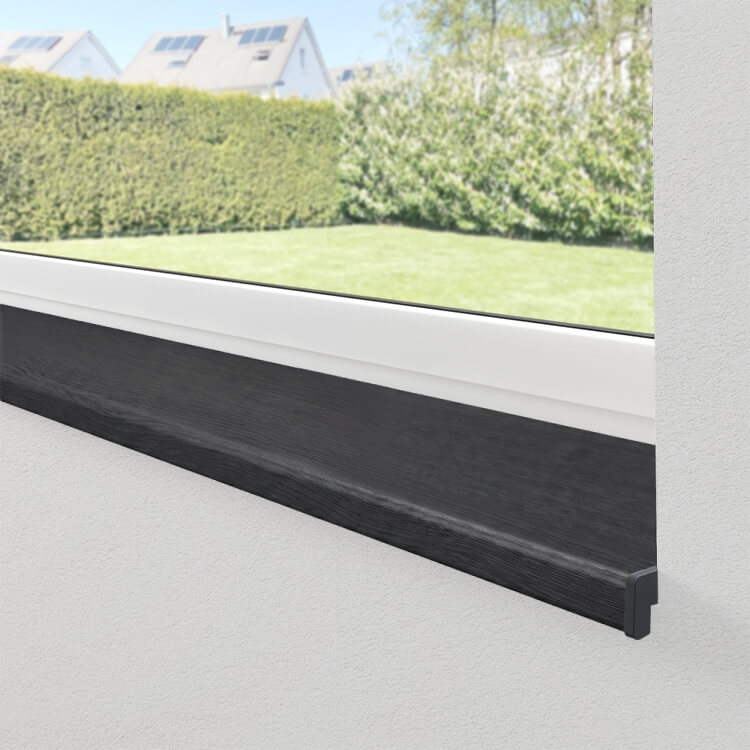 Davanzale finestra in PVC: antracite Davanzale finestra in PVC: antracite