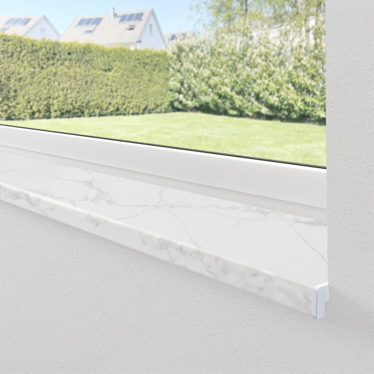 Davanzale finestra in PVC: marmo