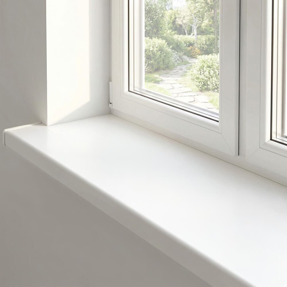Dettagli del davanzale interno in PVC