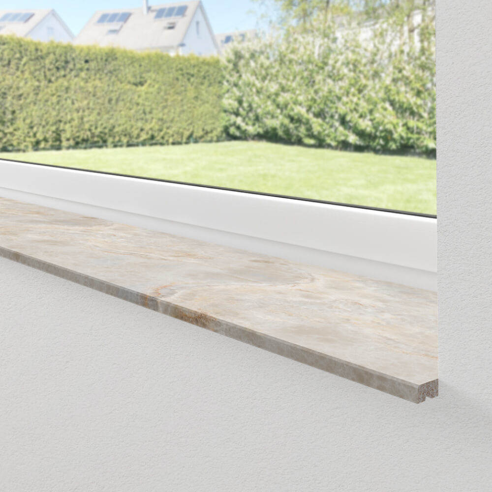 Davanzale finestra Werzalit Compact: marmo beige