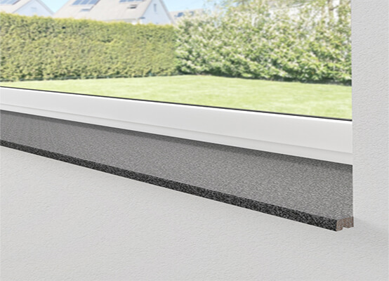Davanzale Werzalit Compact installato