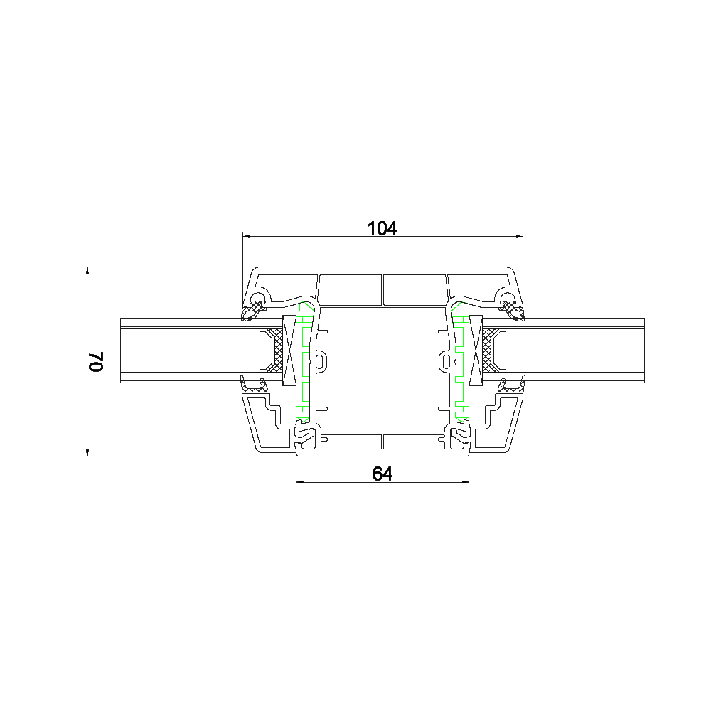 Inglesine strutturali 104 mm