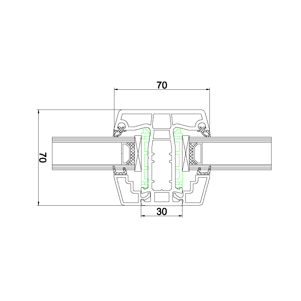 Inglesine strutturali 70 mm
