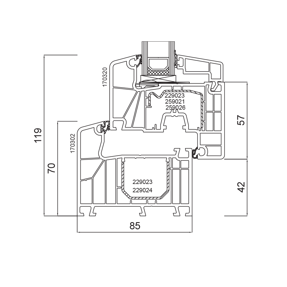 Ideal 7000 spessore 85 mm