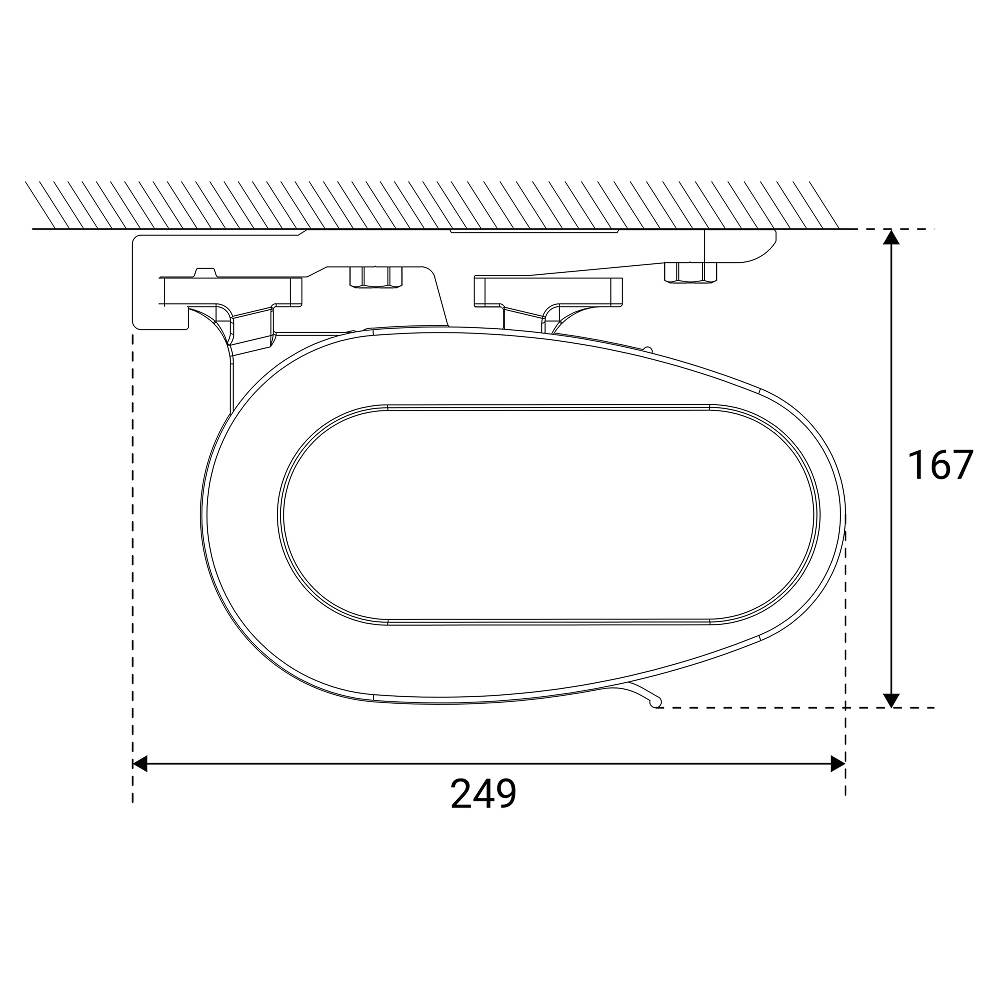 Tenda da sole Exclusive: Montaggio a soffitto