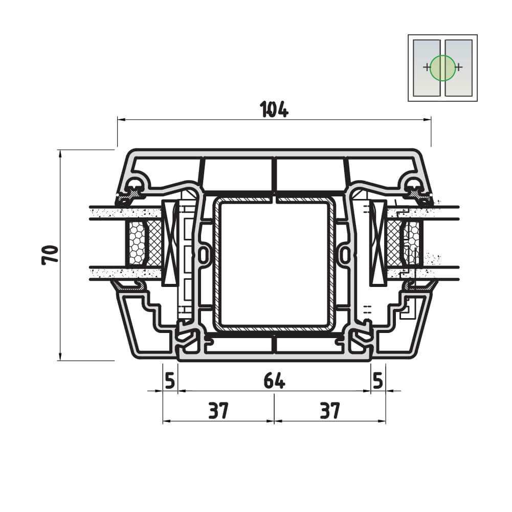 Inglesine strutturali 104 mm