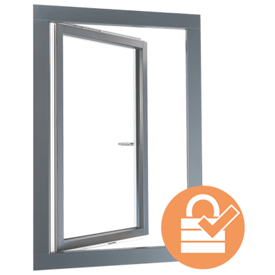 finestra mista in PVC-alluminio pi˘ sicura