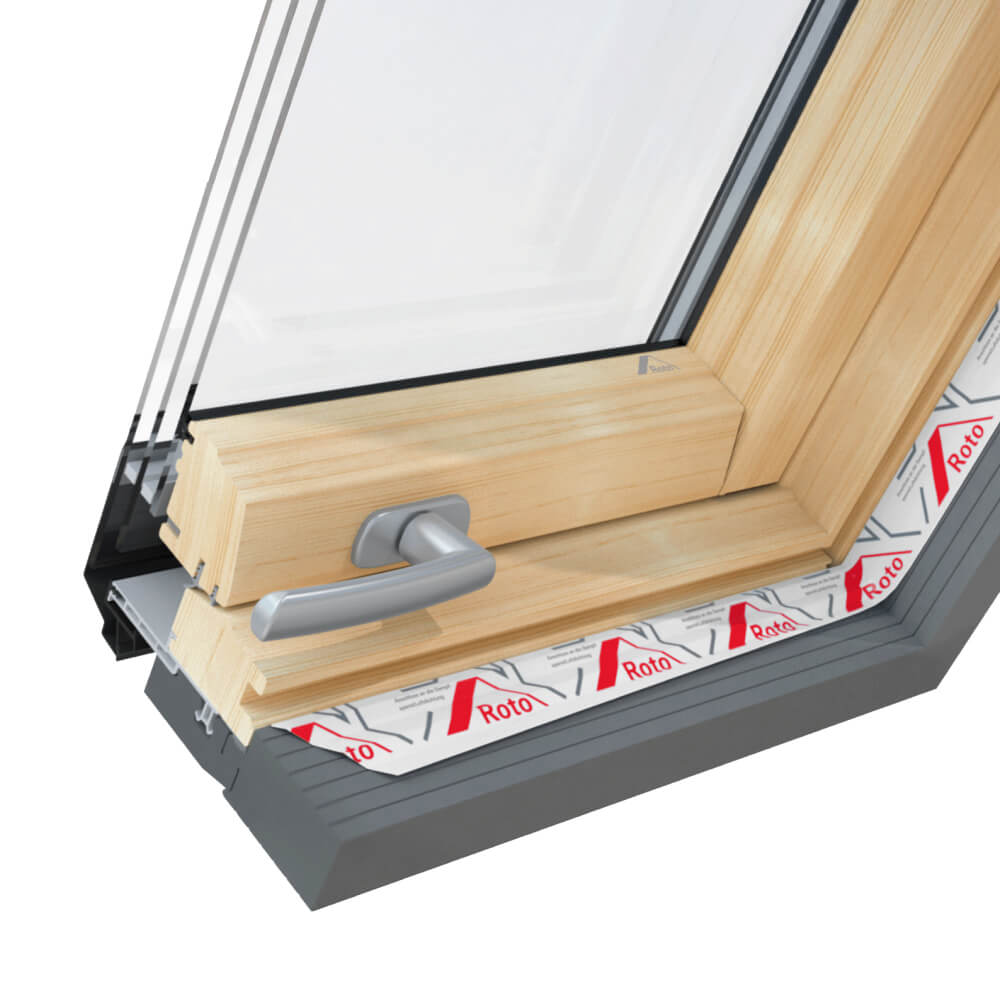 Roto R6 in legno - angolo del profilo