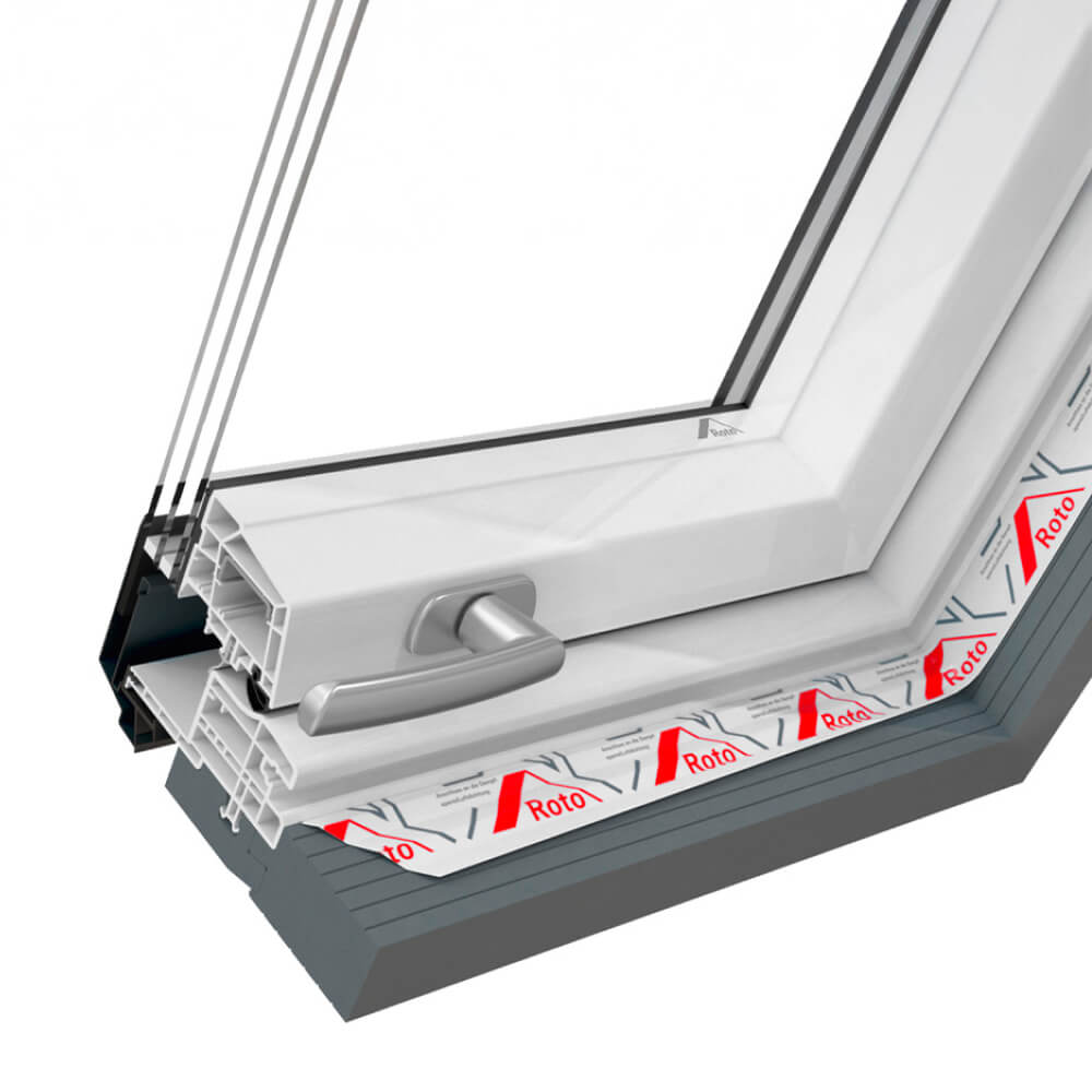 Roto R8 in PVC - angolo del profilo
