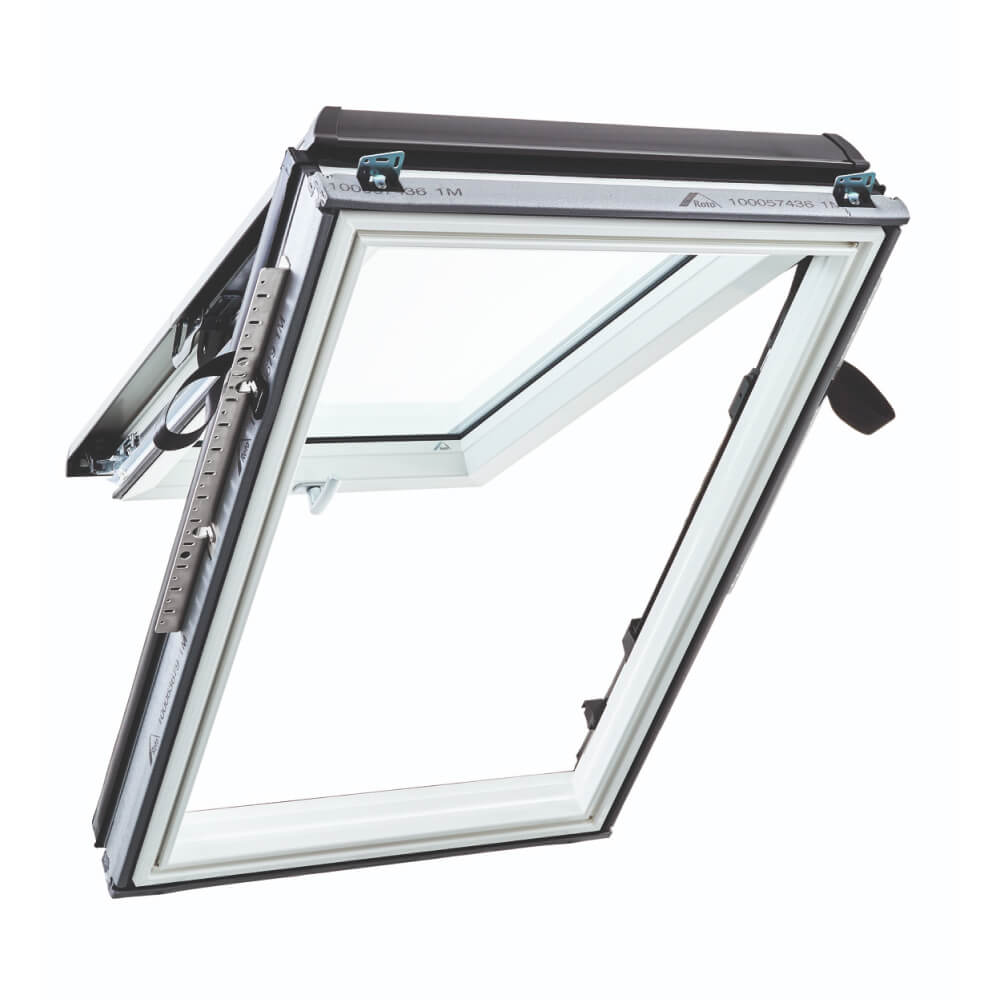 Roto R8 in PVC con apertura a vasistas - vista dall'interno