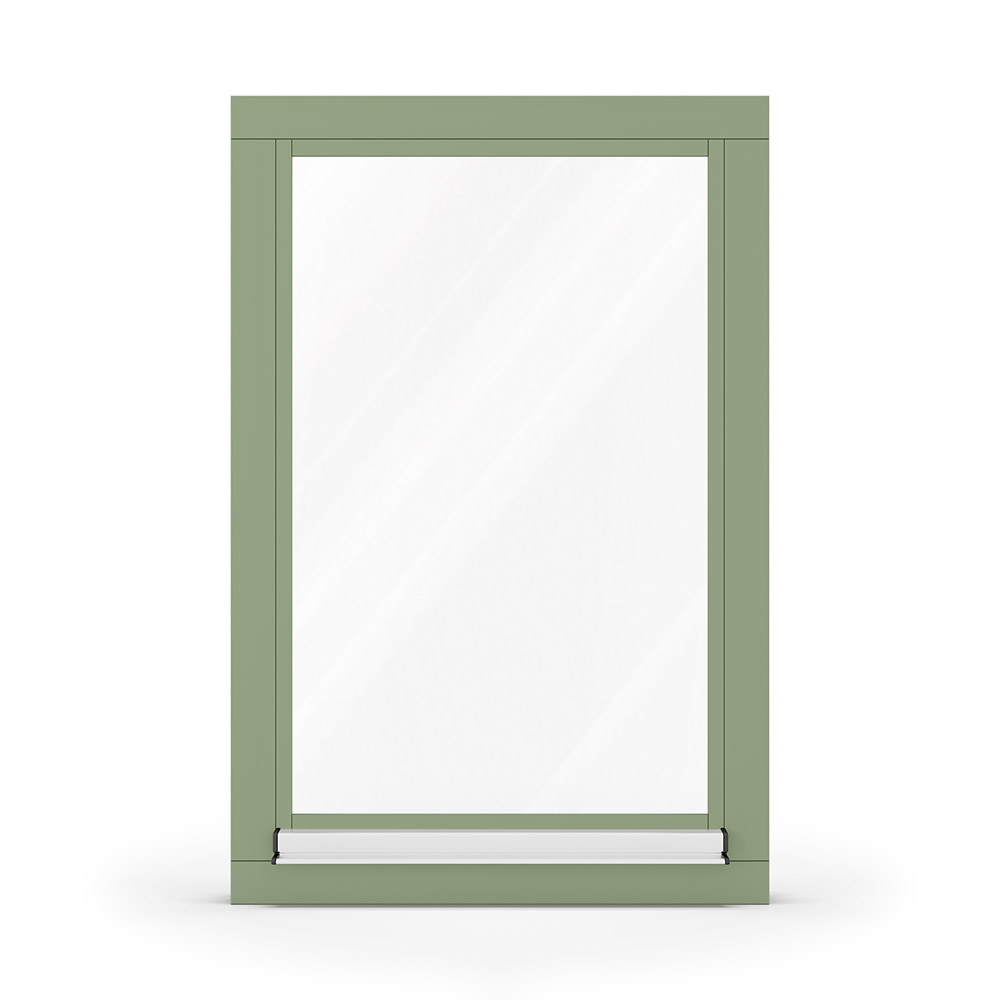 Finestra verde pallido RAL 6021