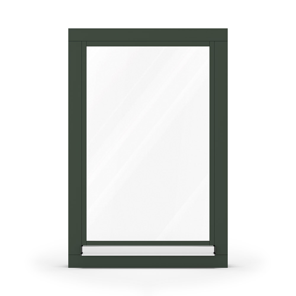 Finestra verde abete simile a RAL 6009