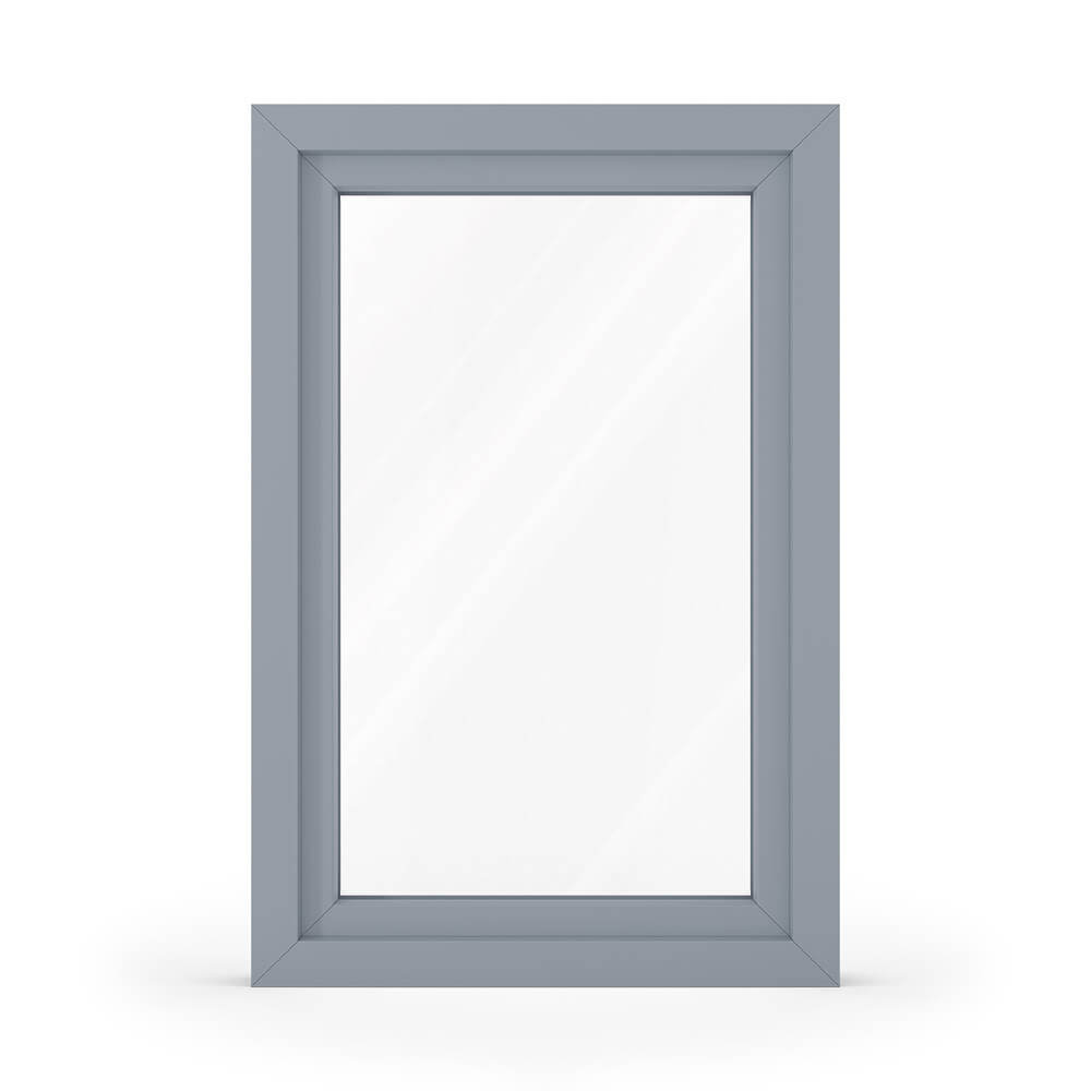 Finestra in PVC grigio