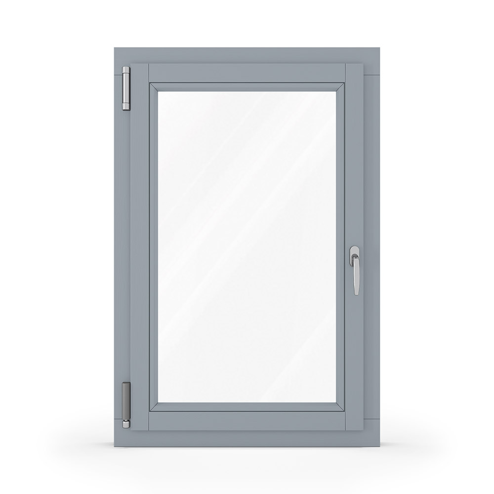 Finestra color argento - vista interna