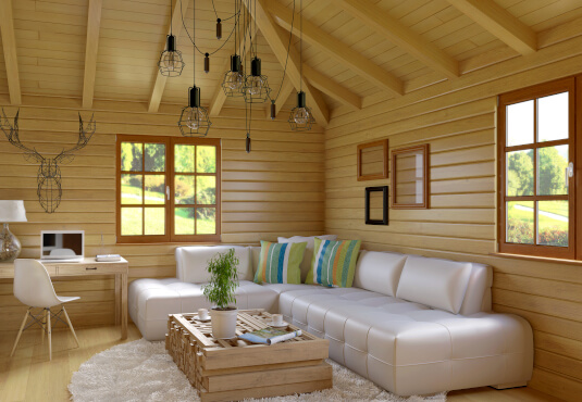 Finestra con stile di campagna