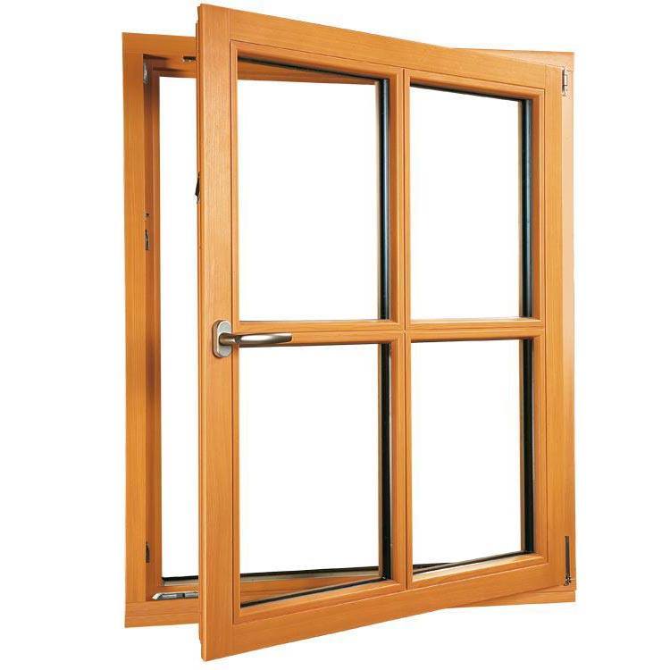 Finestra in legno con inglesina