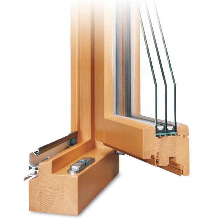 Profilo finestra in legno Classico IV 80 aperto