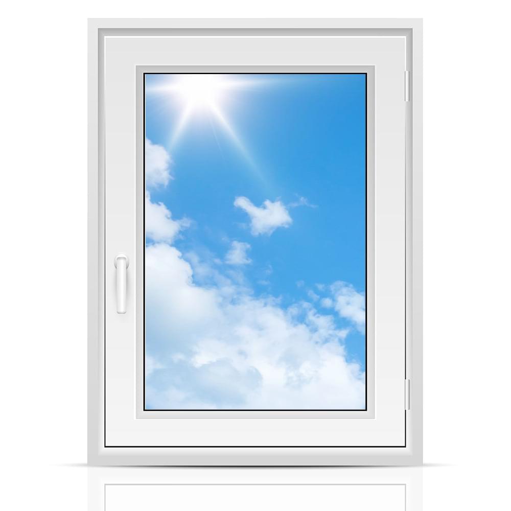 Finestra PVC bianca 1 anta