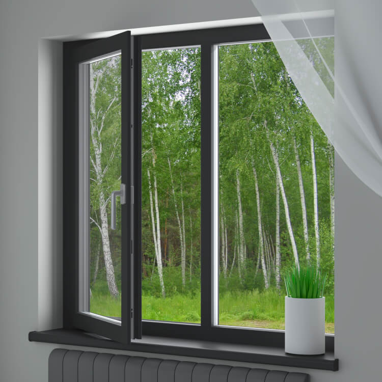 Montaggio di una finestra in PVC-Alluminio
