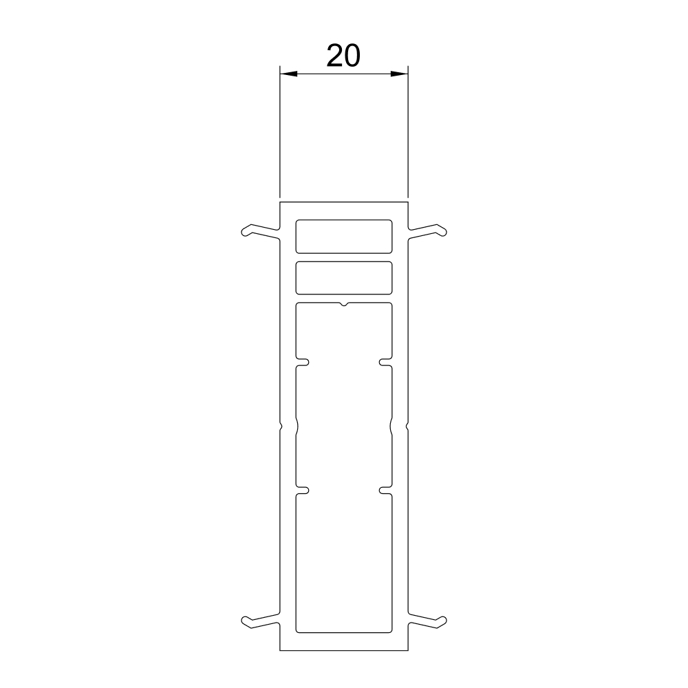 70 AD Finestra e portafinestra – accoppiamento 20 mm 70 AD Finestra e portafinestra – accoppiamento 20 mm