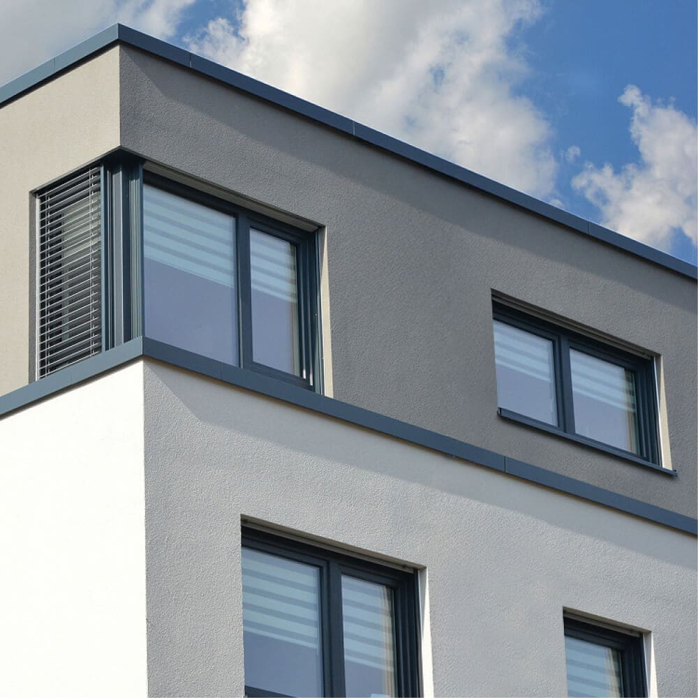 Finestra VEKA installata - vista esterna