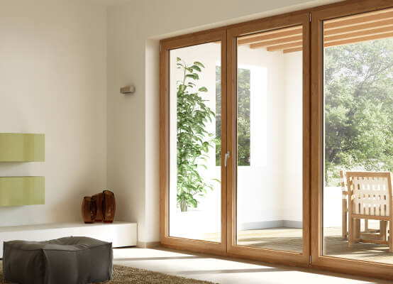 Portafinestra VEKA Softline 82 MD effetto legno