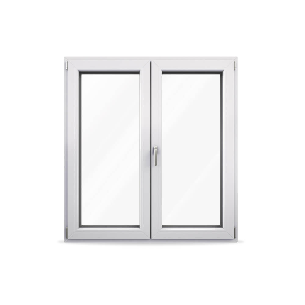 Finestra a due ante, vista interna