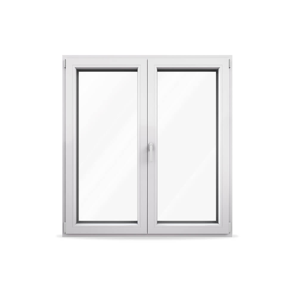 Finestra a due ante, vista interna