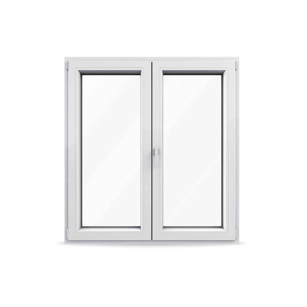 Finestra a due ante, vista interna