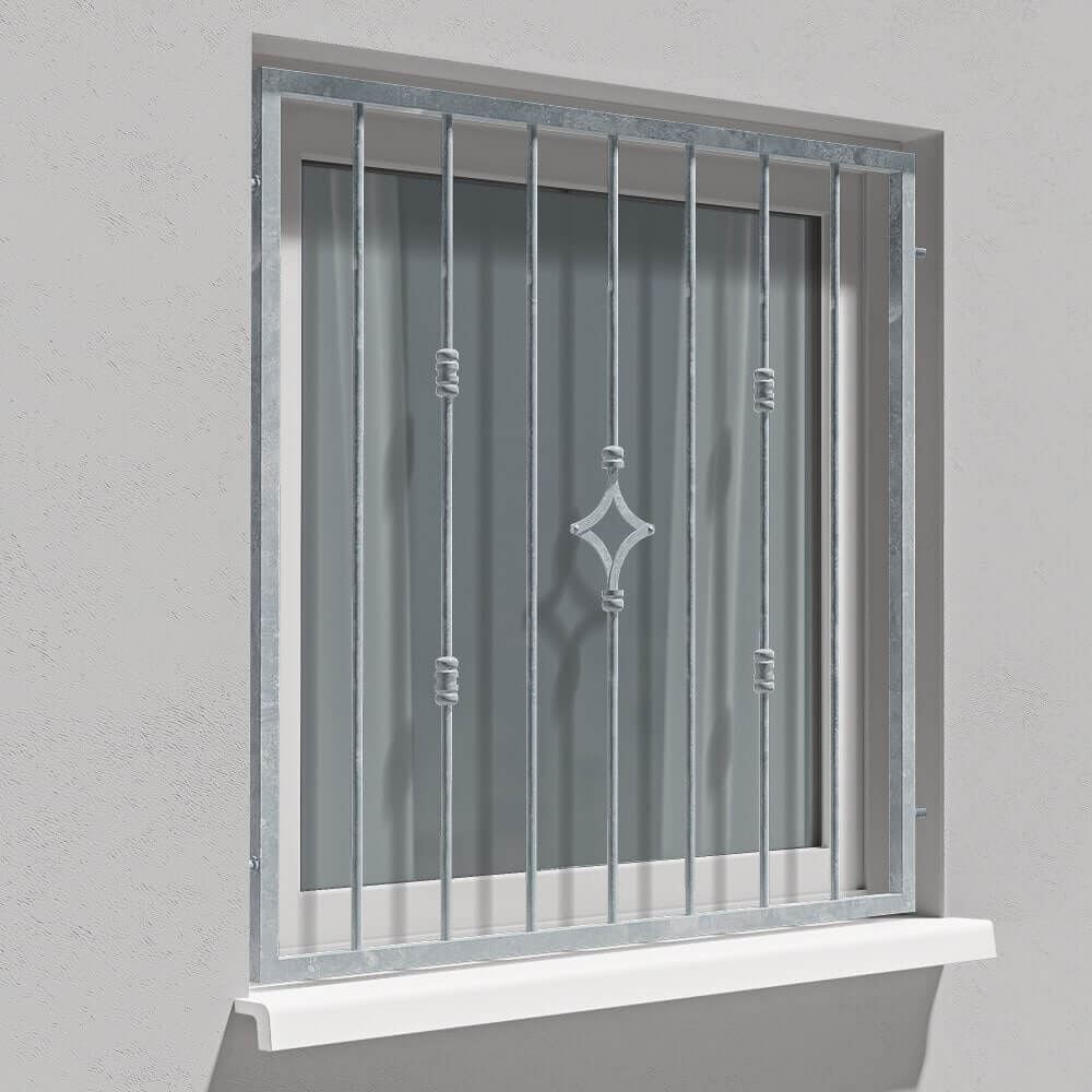 Inferriata Genova zincato a caldo