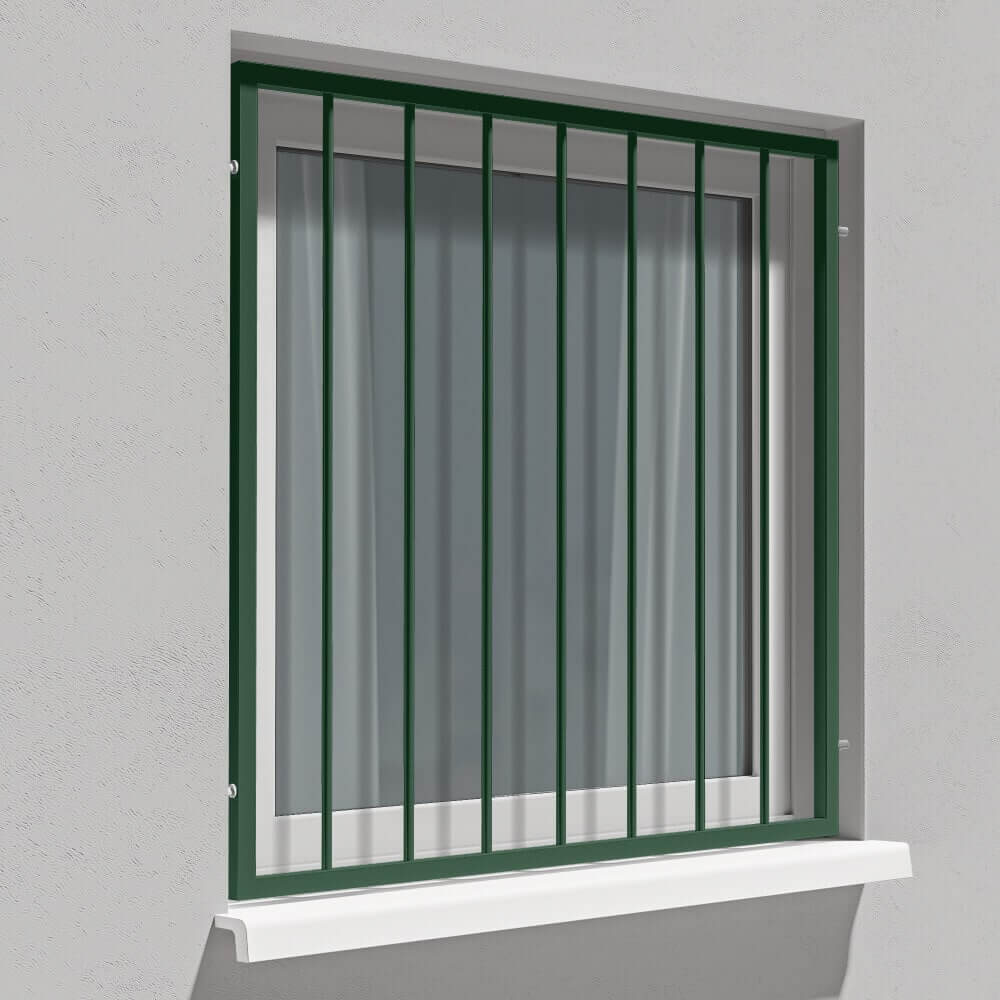 Inferriata Roma verde muschio RAL 6005