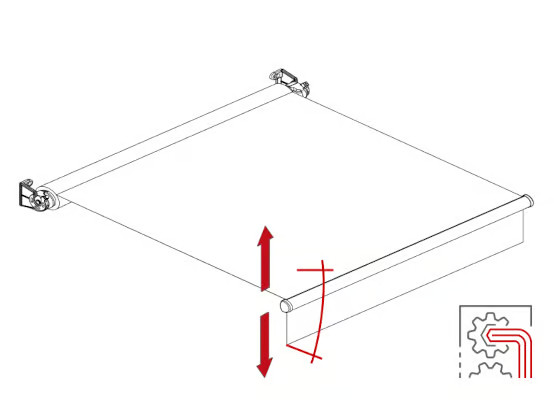 Regolare tenda da sole