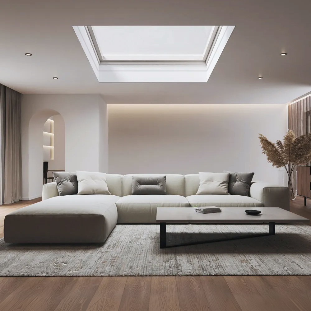 Lucernario soggiorno