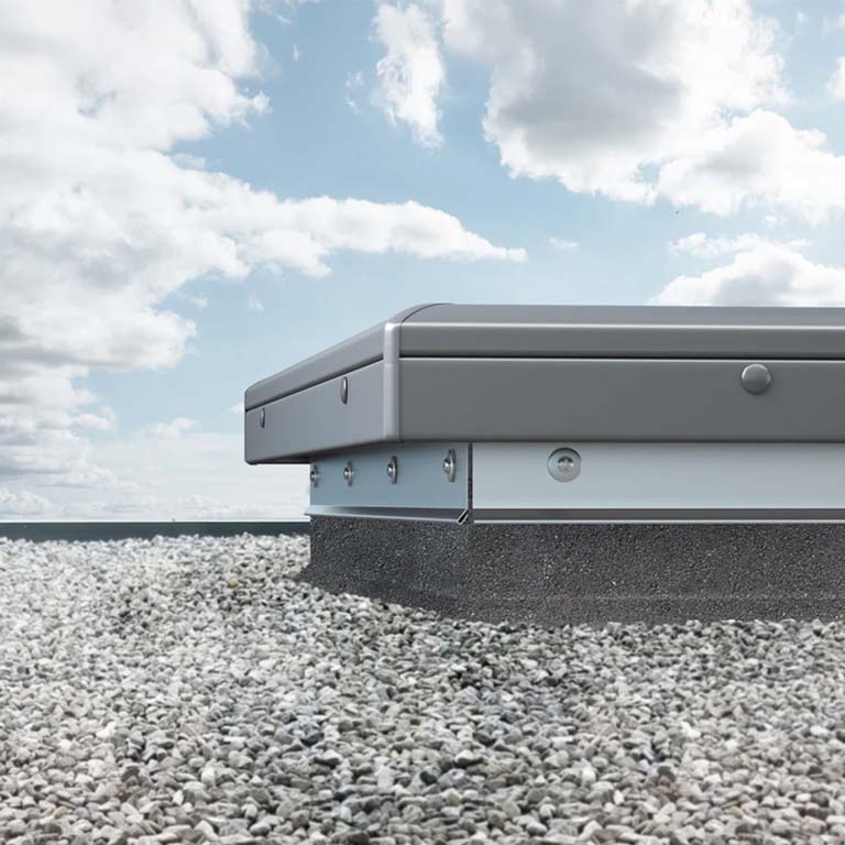 Lucernario fisso vista esterna