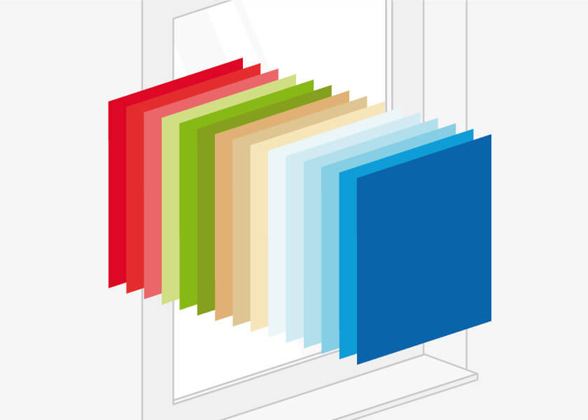 colori disponibili per porte alzanti scorrevoli in pvc