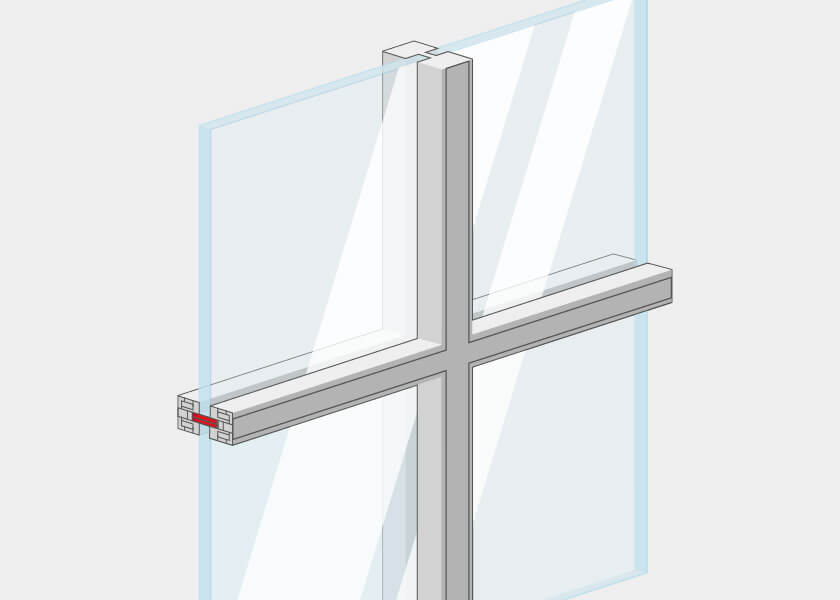Inglesine per finestra mista PVC-Alluminio