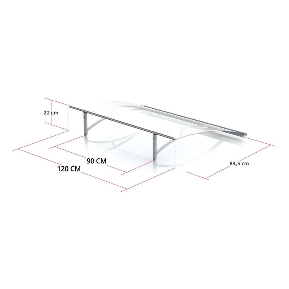 Pensilina Firenze – dimensioni 120 cm di larghezza