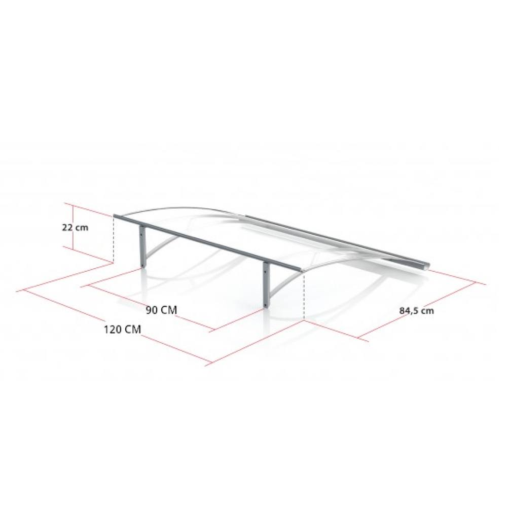 Pensilina Torino – dimensioni 120 cm di larghezza