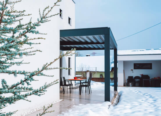 Pergola addossata 200x200 cm