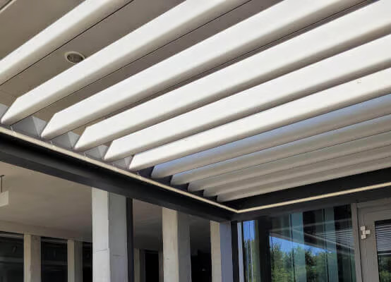 Lamelle pergola